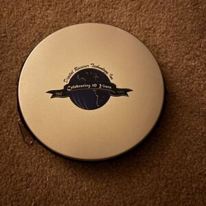 Aluminum CD/DVD New Case Holder Digital Receiver Technologies Holds 12 Discs